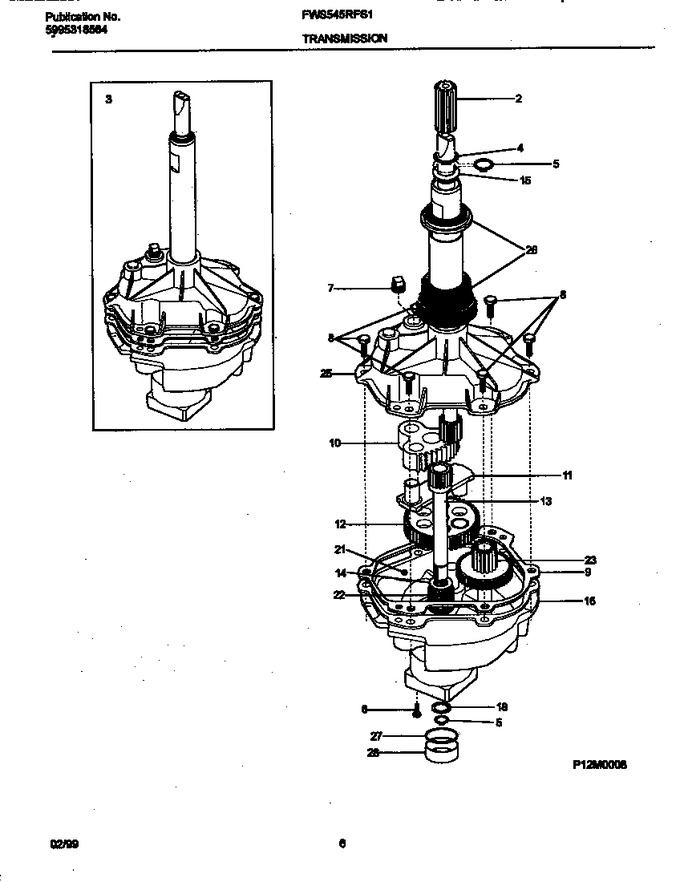 Diagram for FWS545RFS1