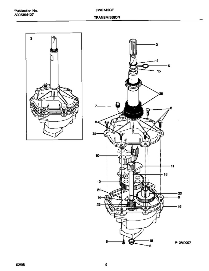 Diagram for FWS745GFS0