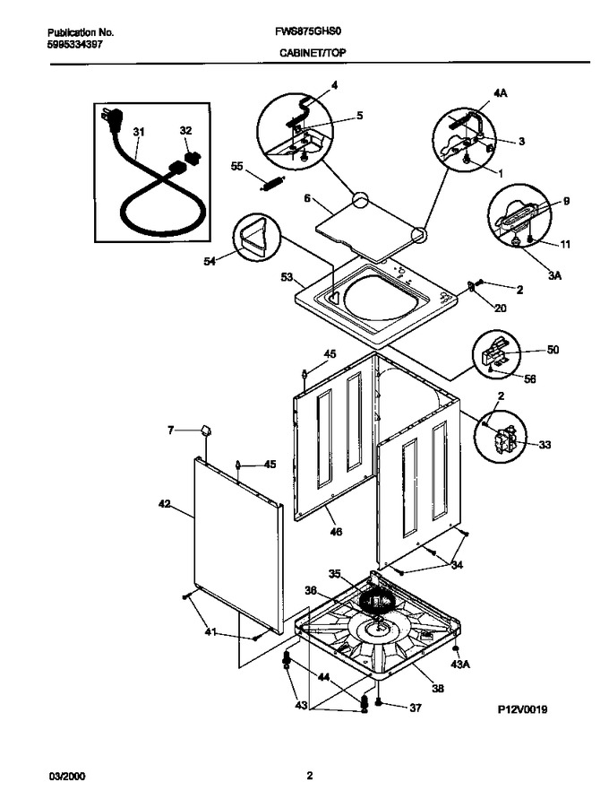 Diagram for FWS875GHS0