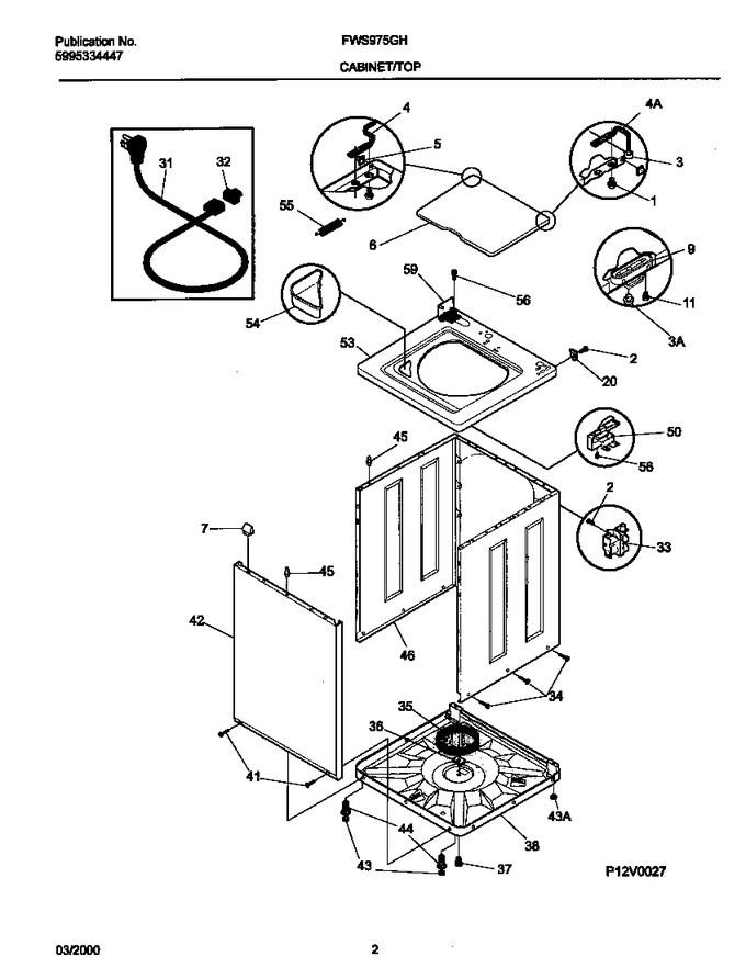 Diagram for FWS975GHS0