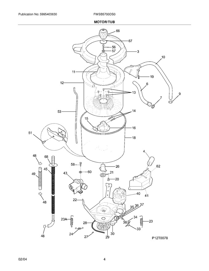 Diagram for FWSB5700DS0
