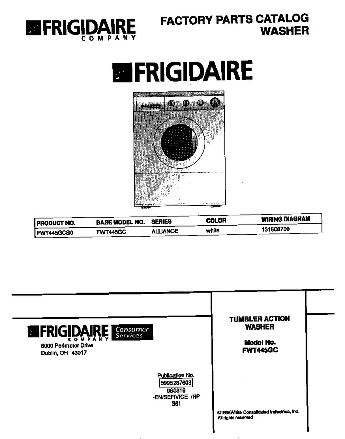 Diagram for FWT445GCS0