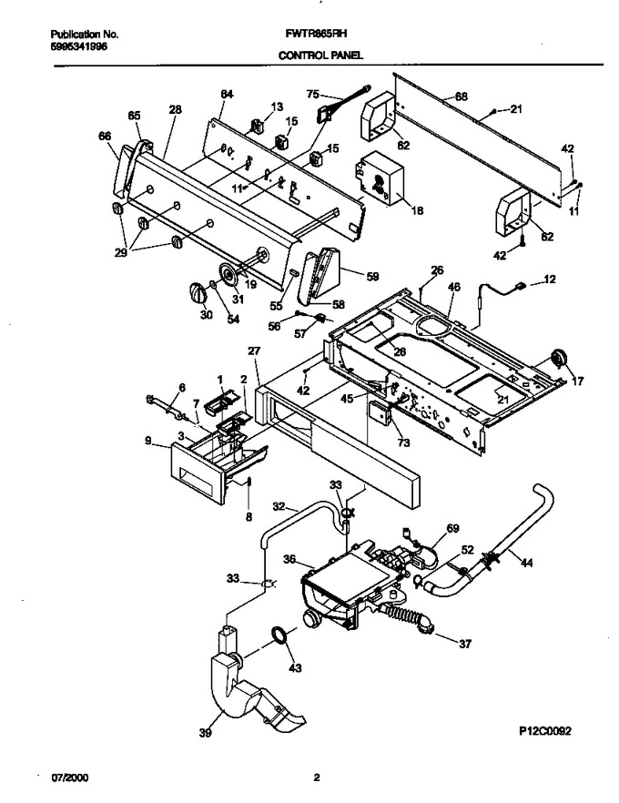 Diagram for FWTR865RHQ0