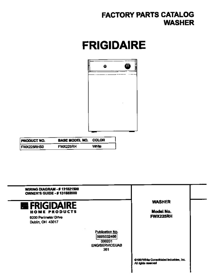 Diagram for FWX225RHS0