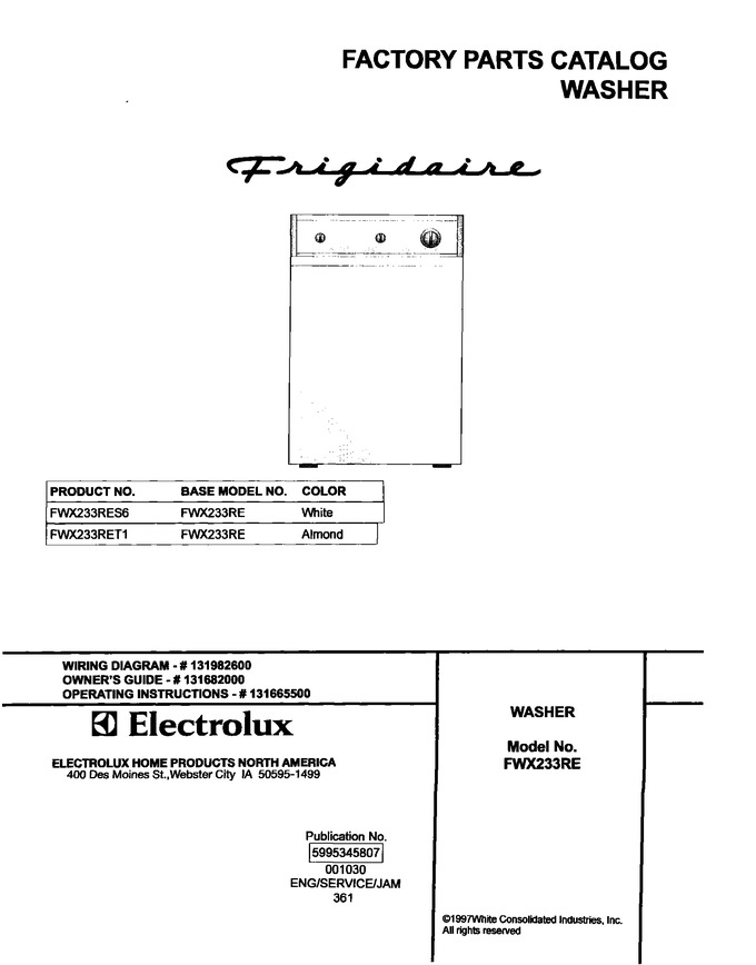 Diagram for FWX233RET1
