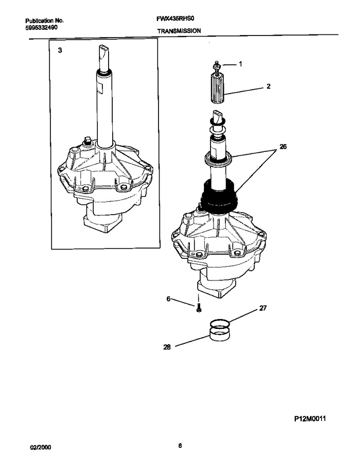 Diagram for FWX435RHS0