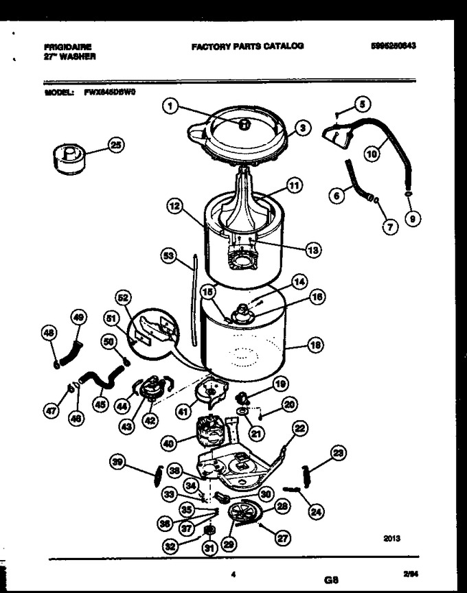 Diagram for FWX645DBD0