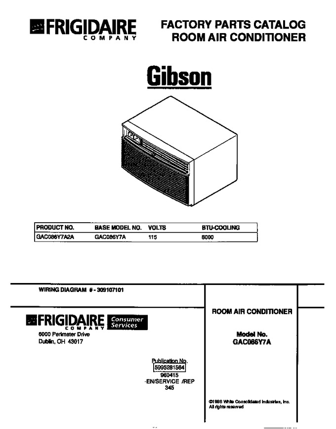 Diagram for GAC086Y7A2A