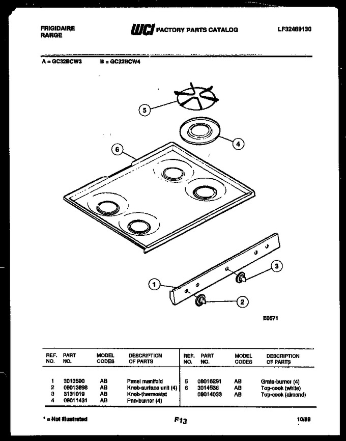 Diagram for GC32BCW4