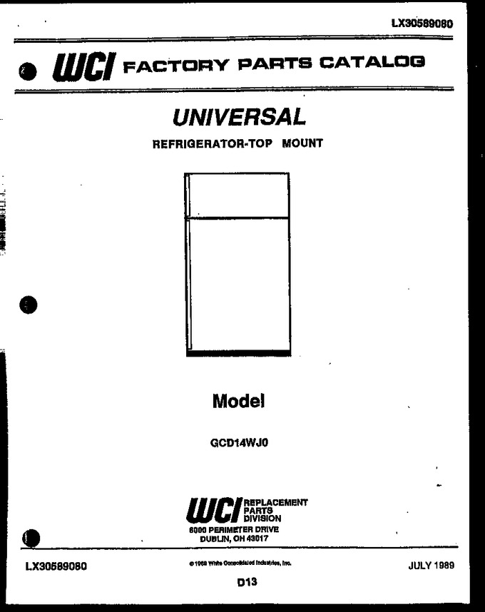 Diagram for GCD14WY0