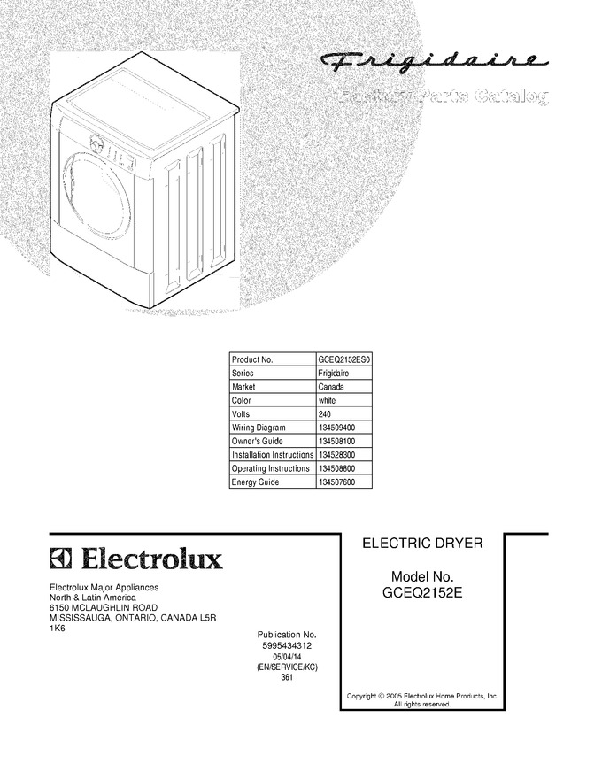 Diagram for GCEQ2152ES0