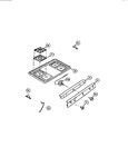 Diagram for 03 - Cooktop, Knobs