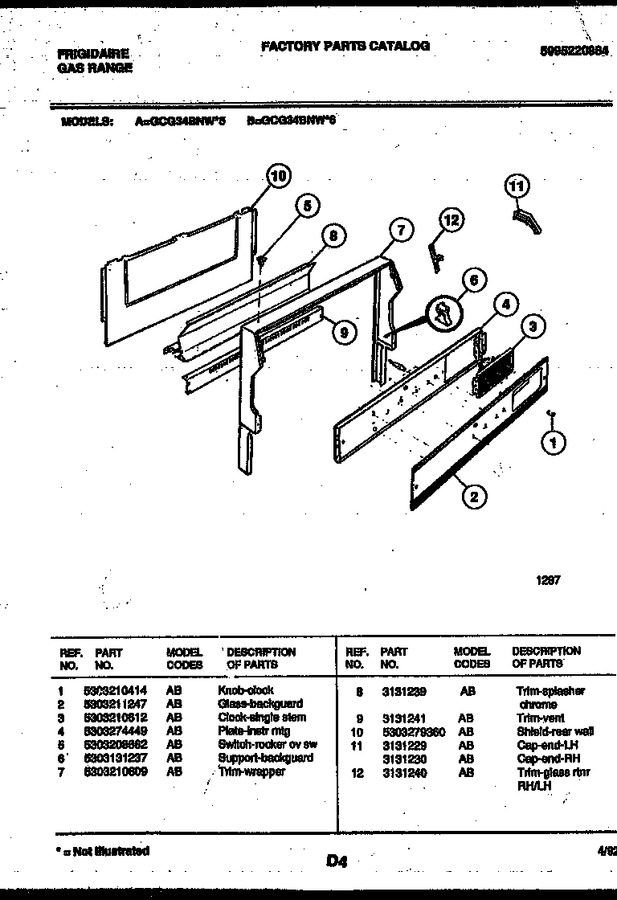 Diagram for GCG34BNW6