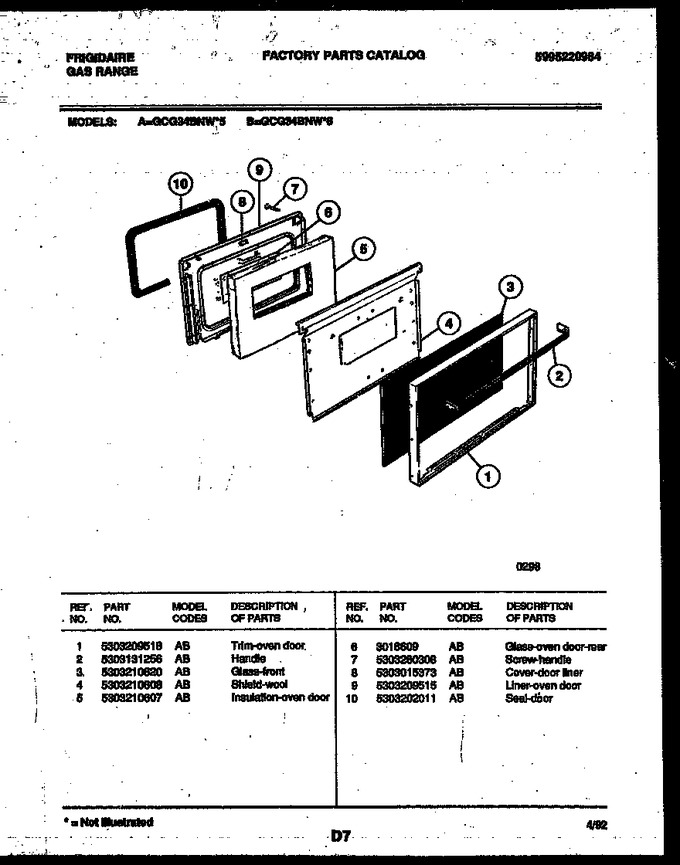 Diagram for GCG34BNL6