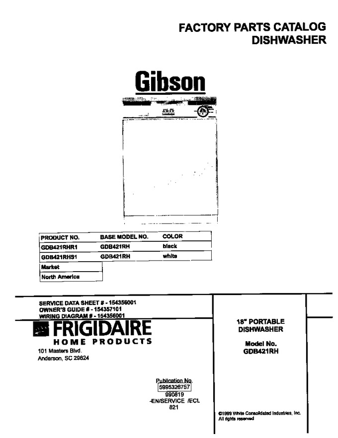 Diagram for GDB421RHR1