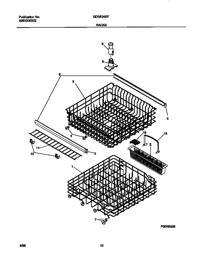 Diagram for GDB634RFR1