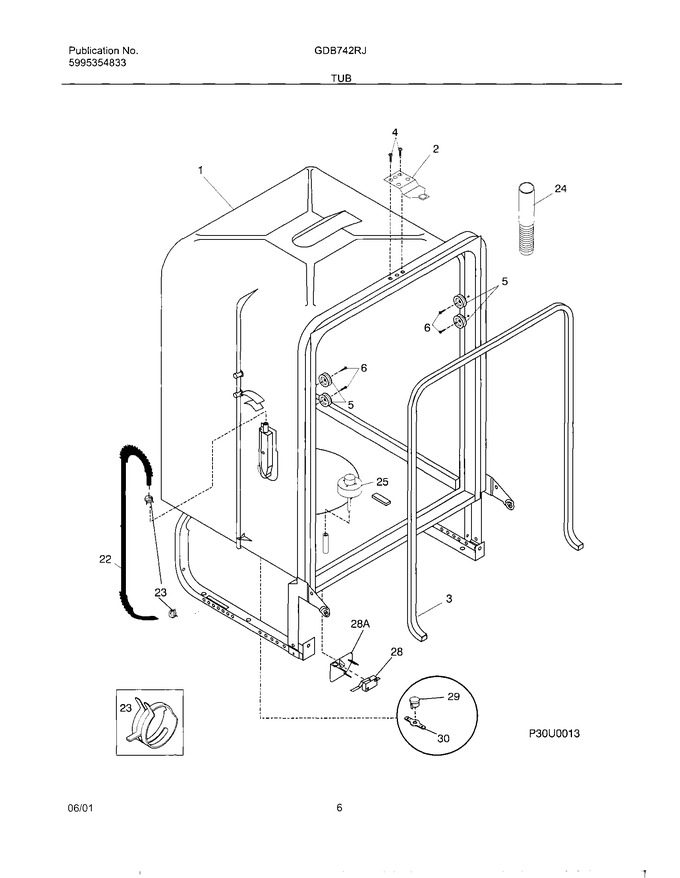 Diagram for GDB742RJB1