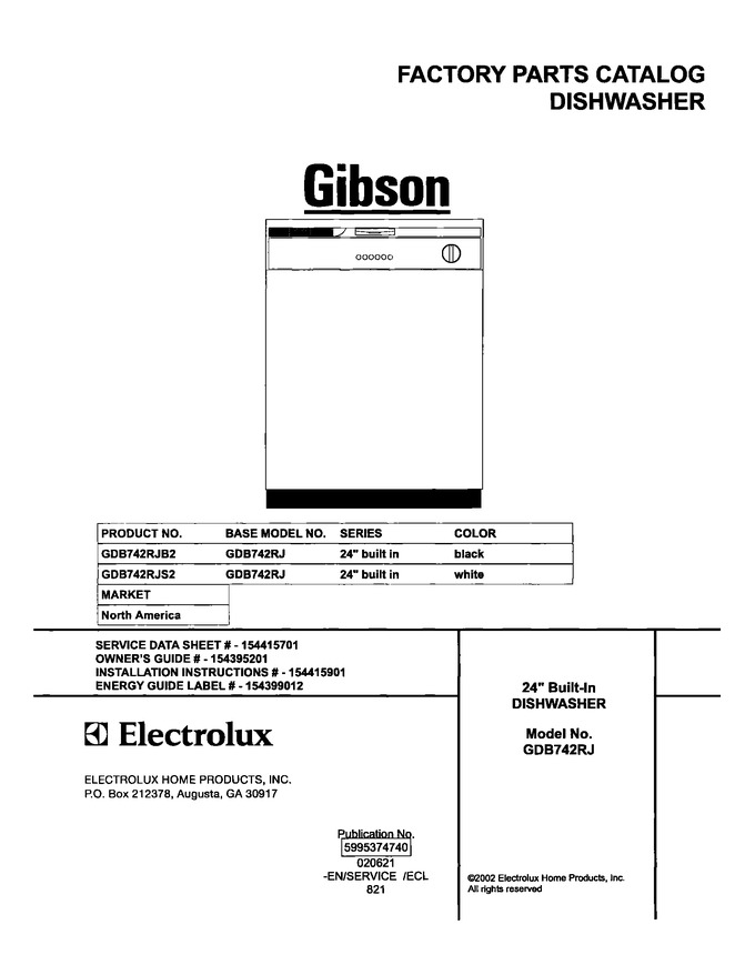 Diagram for GDB742RJB2