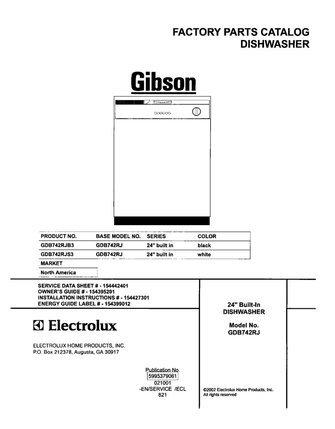 Diagram for GDB742RJS3
