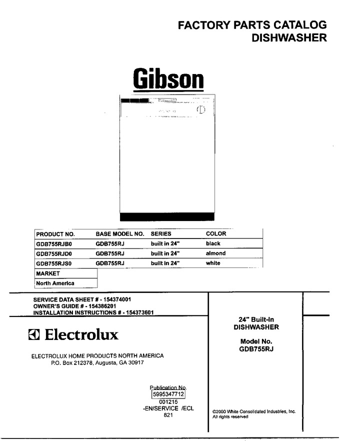 Diagram for GDB755RJD0