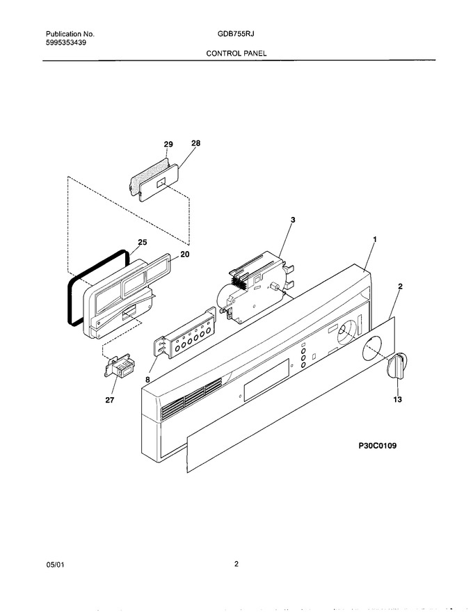 Diagram for GDB755RJS1