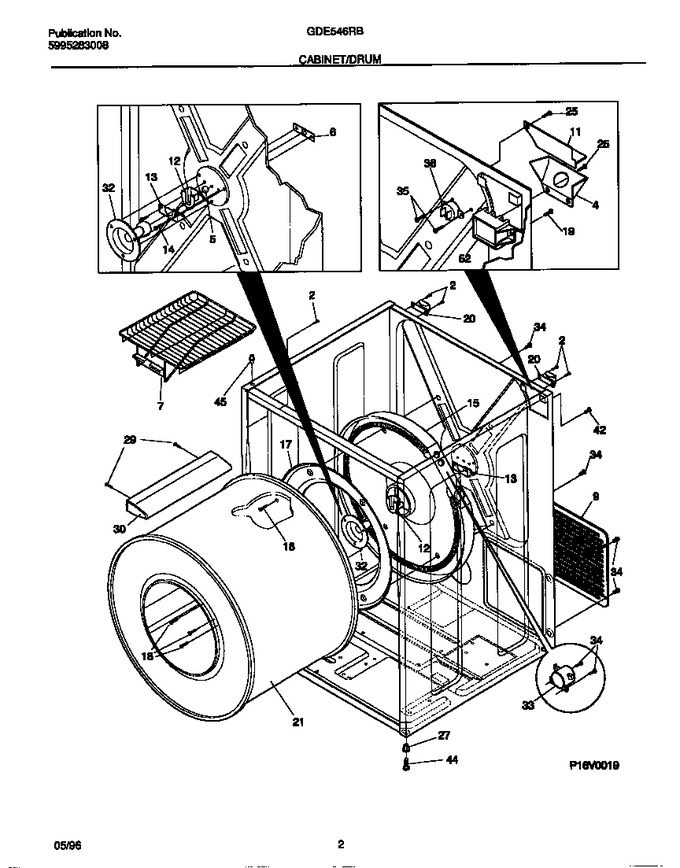 Diagram for GDE546RBW2