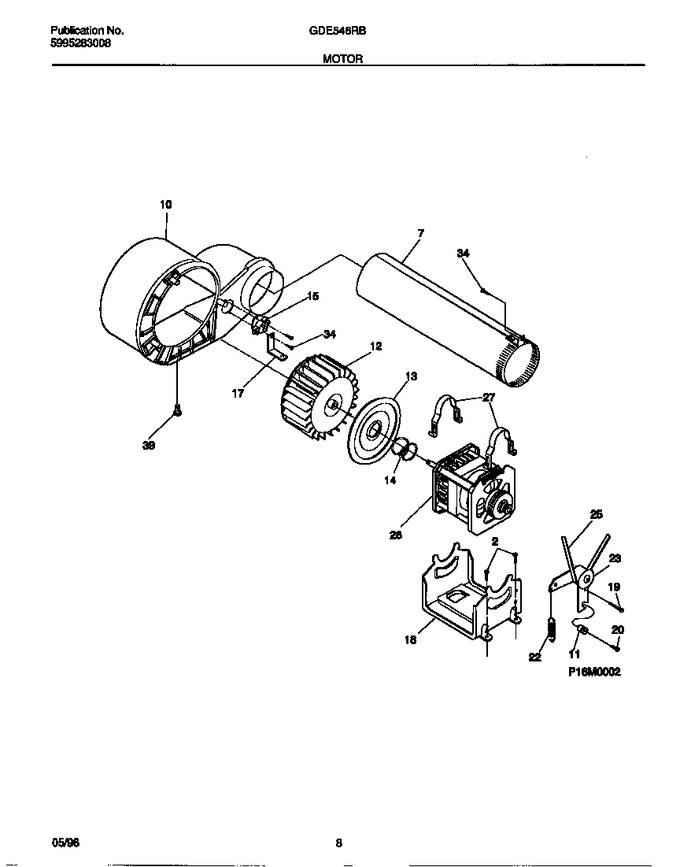 Diagram for GDE546RBD2