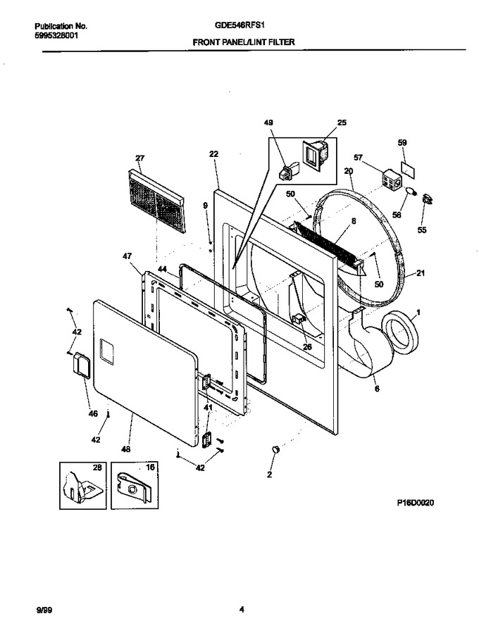 Diagram for GDE546RFS1