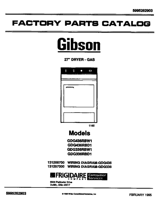 Diagram for GDG336RBW1