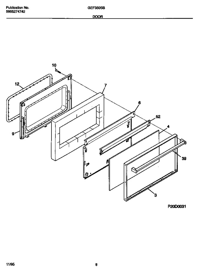Diagram for GEF350SBWC