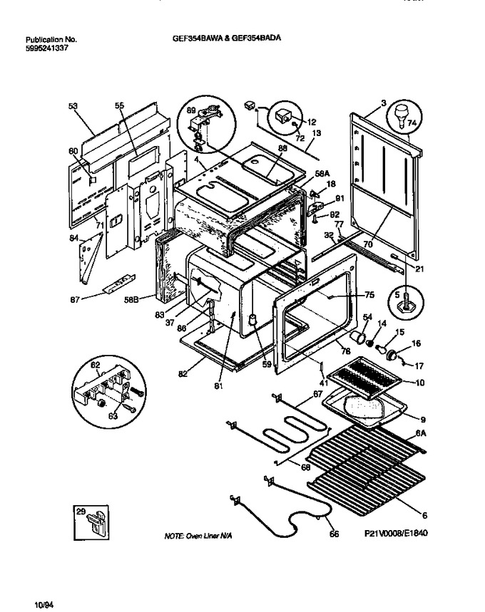 Diagram for GEF354BAWA