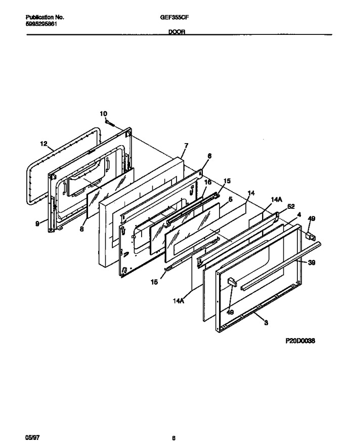 Diagram for GEF355CFSA