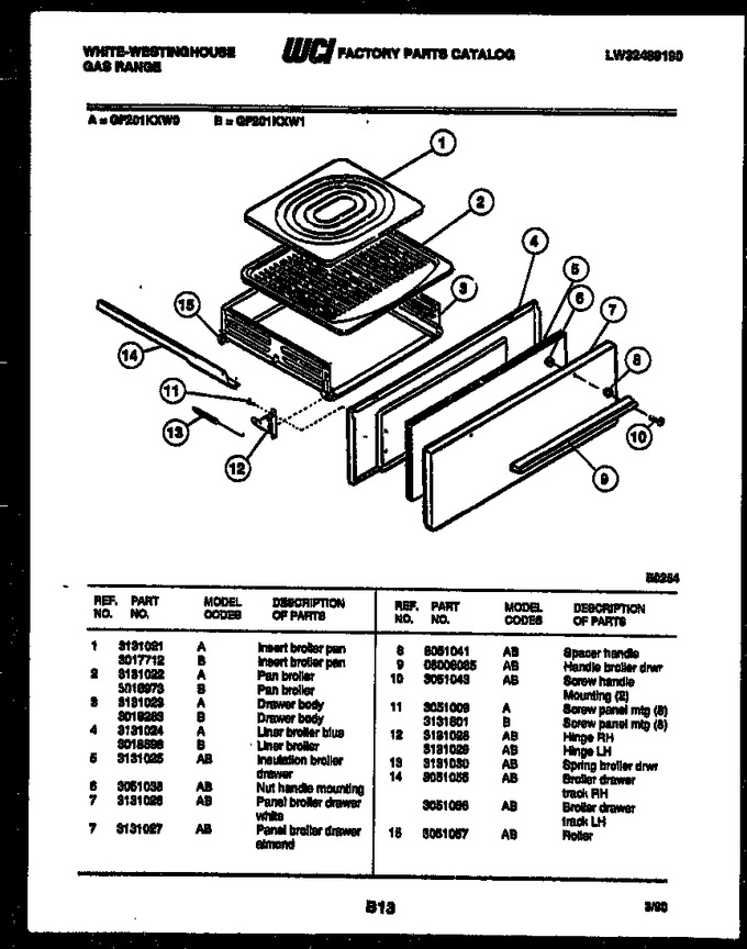 Diagram for GF201KXD0