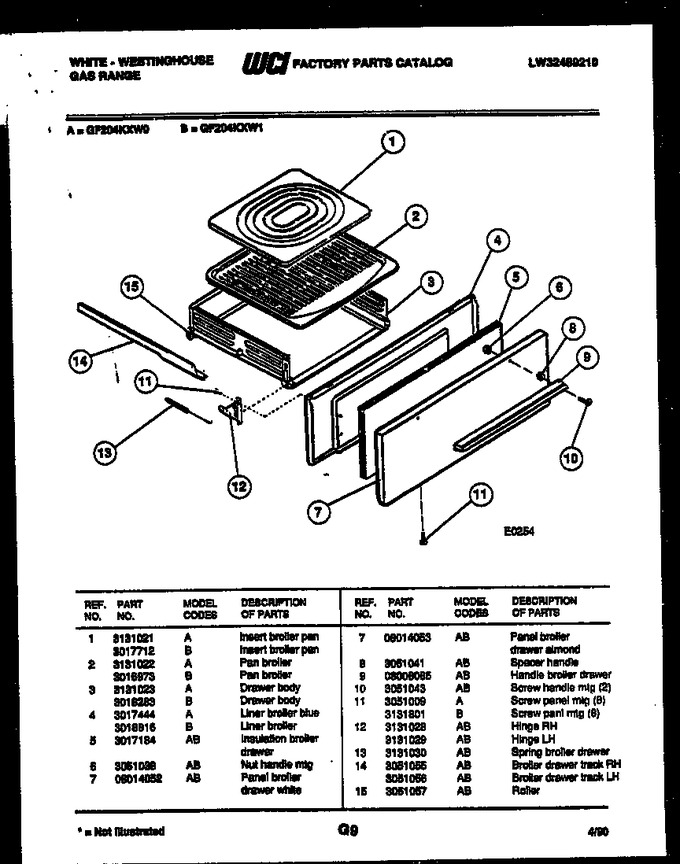 Diagram for GF204KXD0