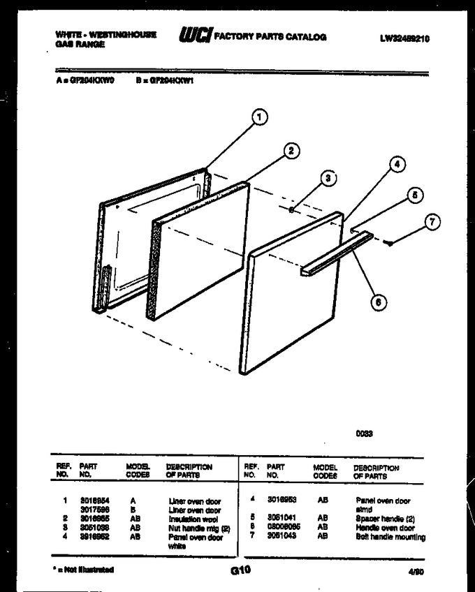 Diagram for GF204KXW0
