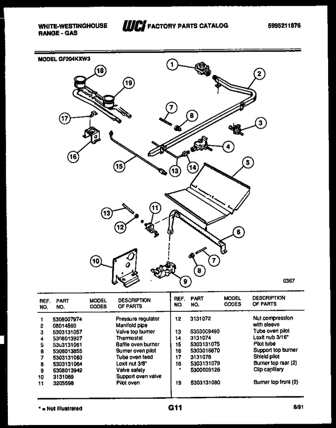 Diagram for GF204KXD3