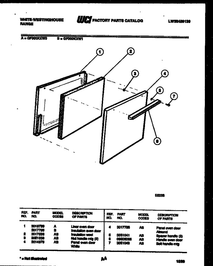 Diagram for GF300KXW1