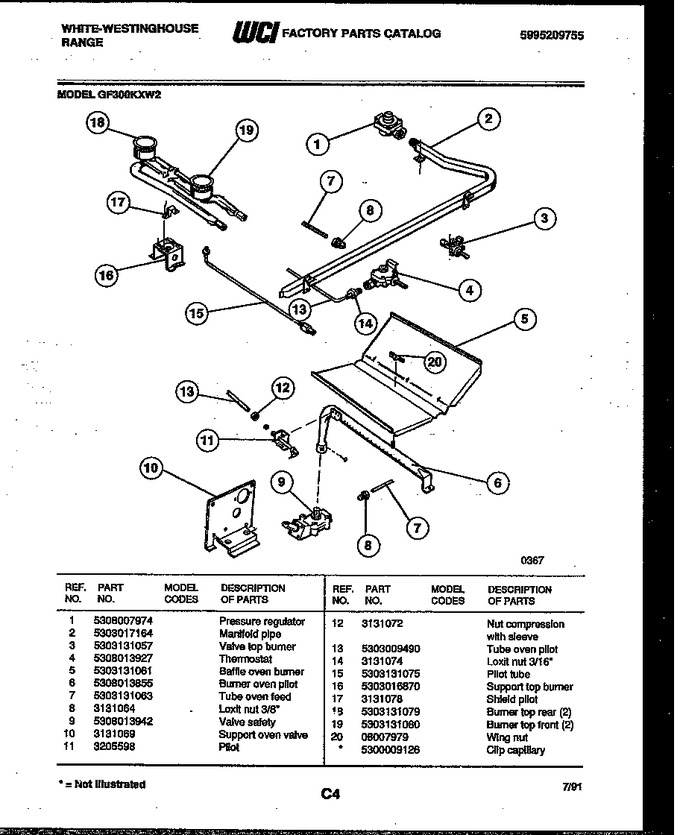 Diagram for GF300KXW2