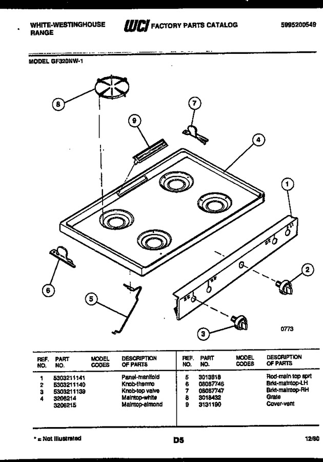 Diagram for GF320NW1