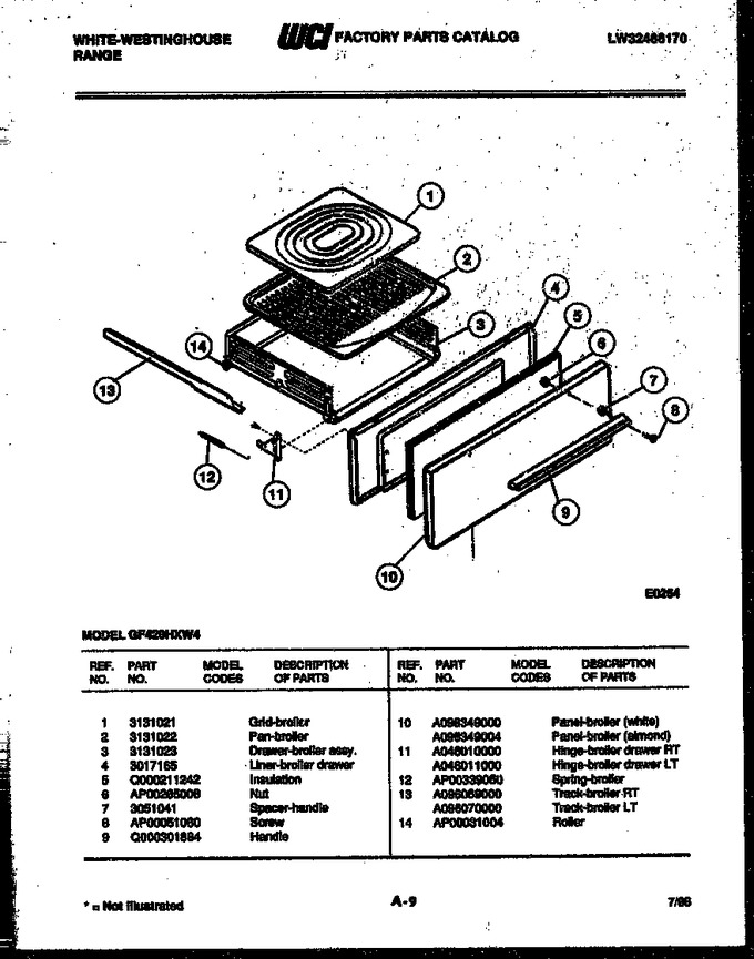 Diagram for GF420HXW4