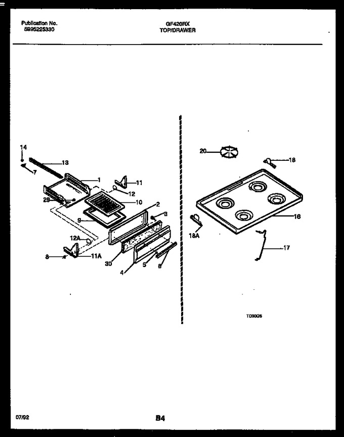 Diagram for GF420RXD1