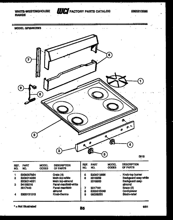 Diagram for GF504KXD3