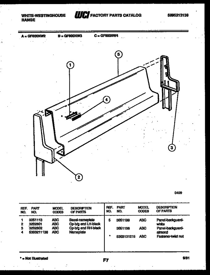 Diagram for GF600NW4