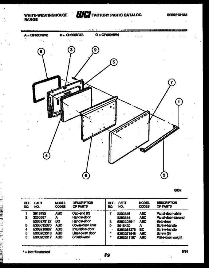 Diagram for GF600ND4