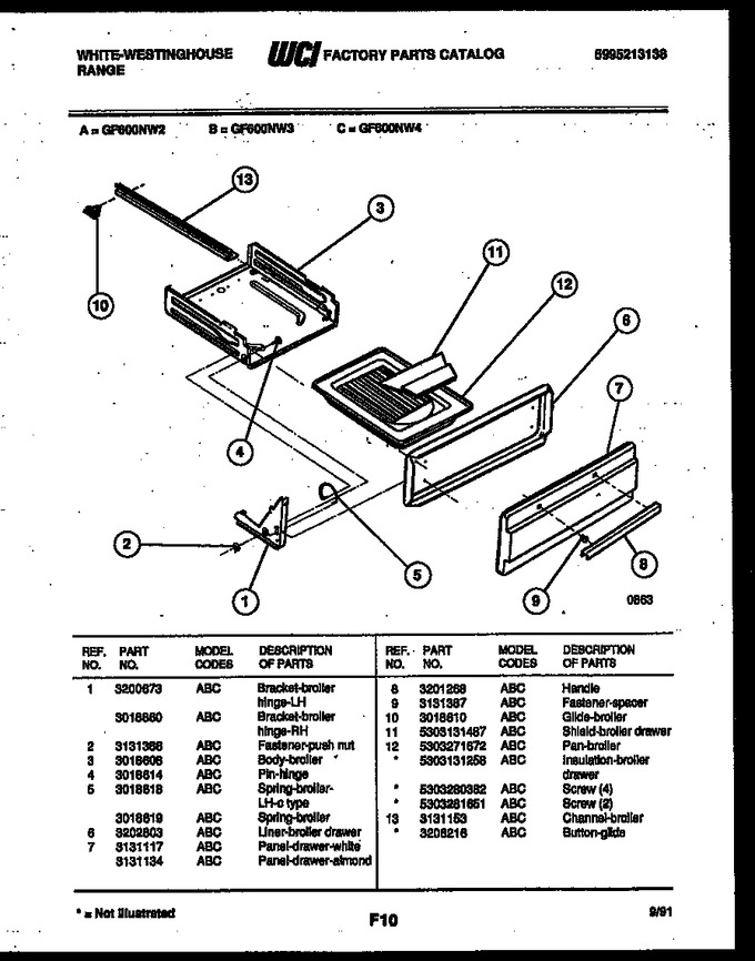 Diagram for GF600NW4