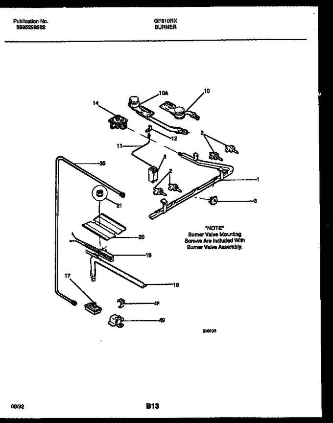 Diagram for GF610RXW1