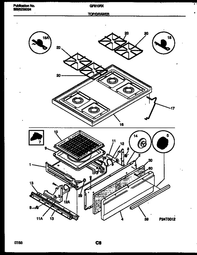 Diagram for GF610RXW2
