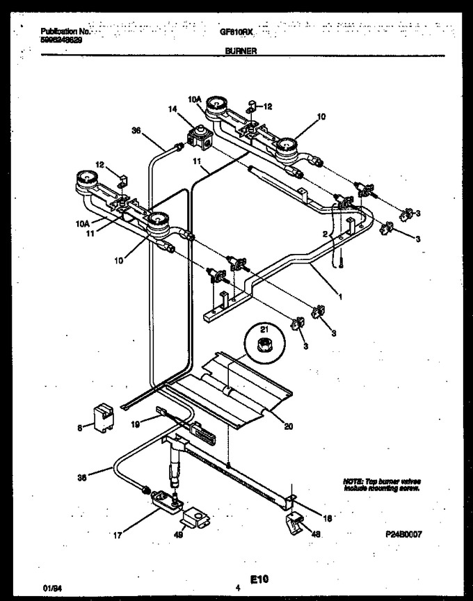 Diagram for GF610RXD4