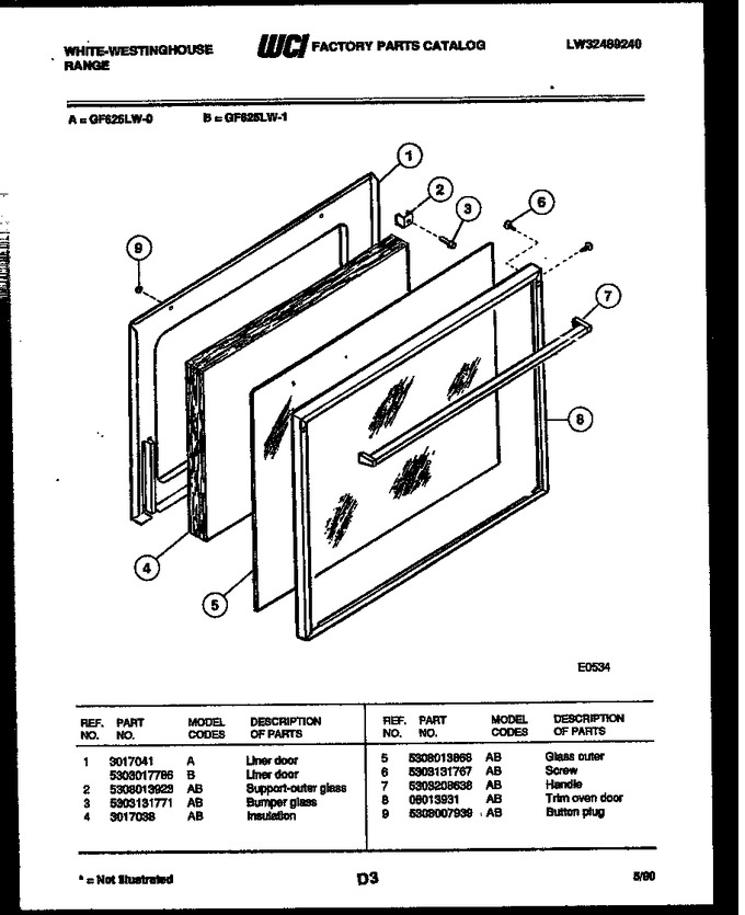 Diagram for GF625LW1