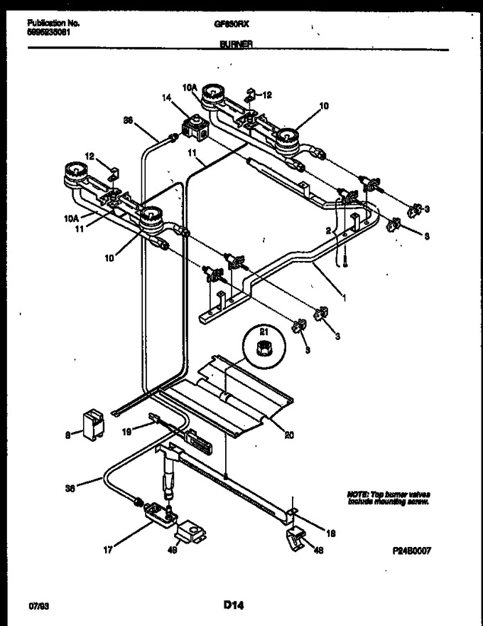 Diagram for GF630RXW2